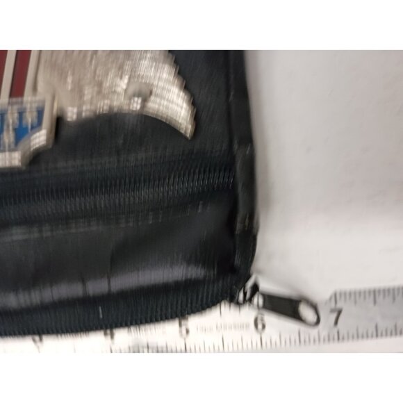 Vintage Harley Davidson Motorcycles Mens Wallet Black Leather Logo Zippered - Picture 7 of 7